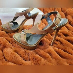 Calvin Klein Open Toe Heels Size 8